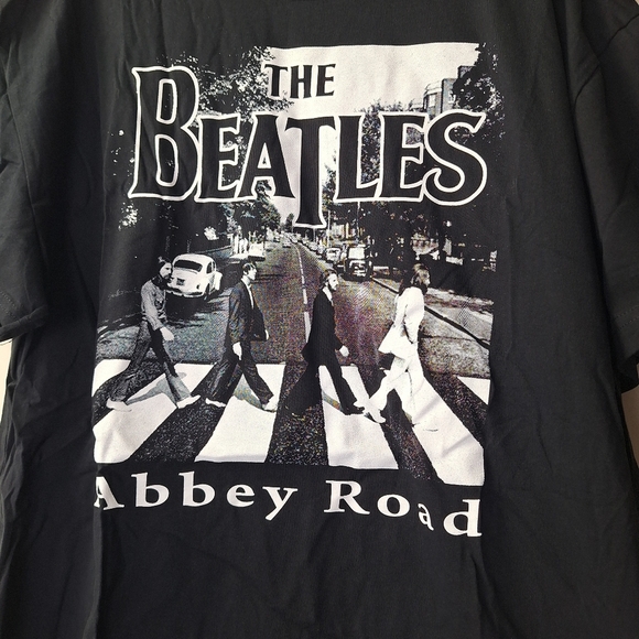 The Beatles Black Abbey‎ Road Graphic Tee Unisex Size 2XL - Picture 2 of 7